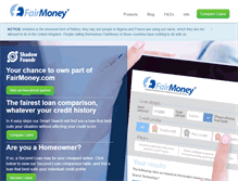 Tablet Screenshot of fairmoney.com
